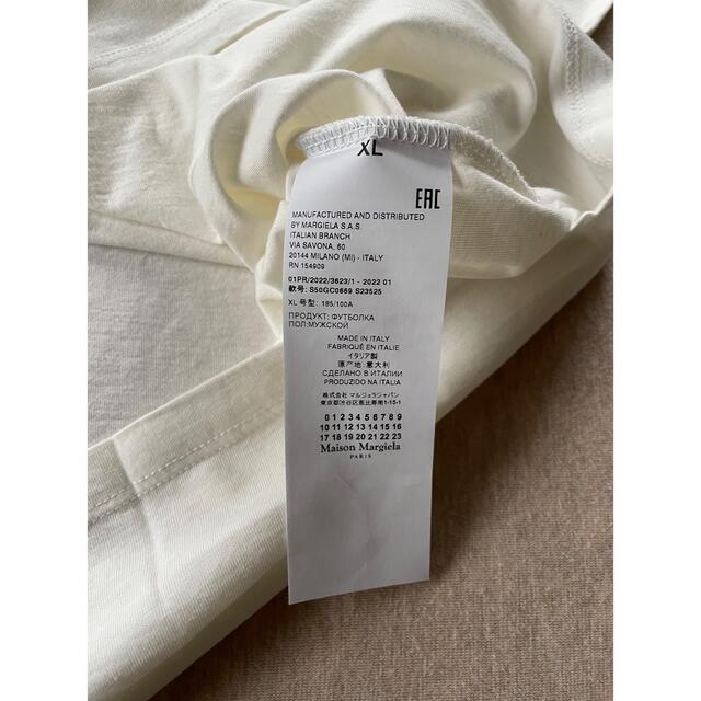 XL新品 メゾン マルジェラ リバースロゴ オーバーサイズ Tシャツ