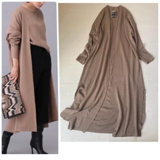 カオス(CHAOS)の美品✨カオス ロングカーディガン 秋服 カシミヤ コットン カーディガン(カーディガン)