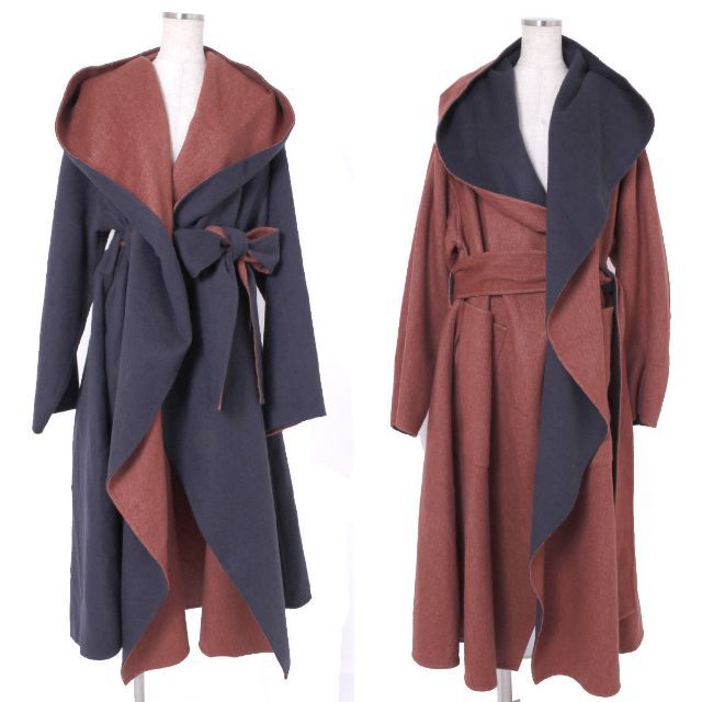 ISSEY MIYAKE バイカラーコート イッセイミヤケ ISSEY MIYAKE バイカラーコート イッセイミヤケ
