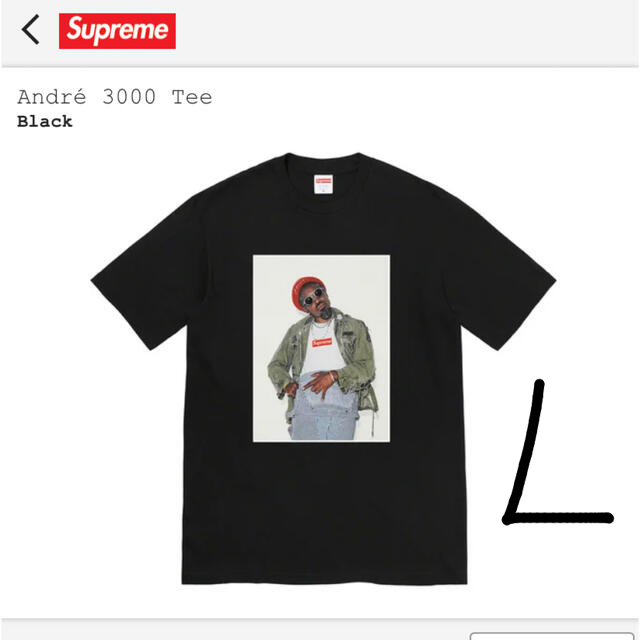 supreme andre 3000 tee large Lサイズ