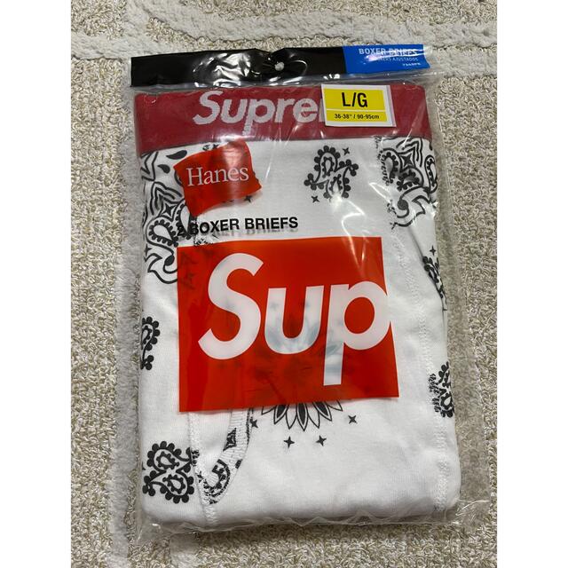 【新品L】Supreme Hanes Bandana Boxer Briefs