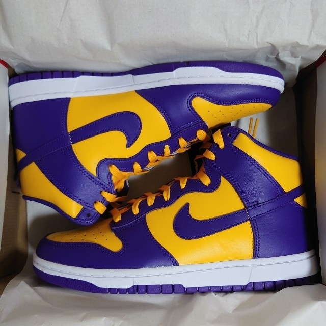 【新品】 27cm Nike Dunk High Retro Lakers