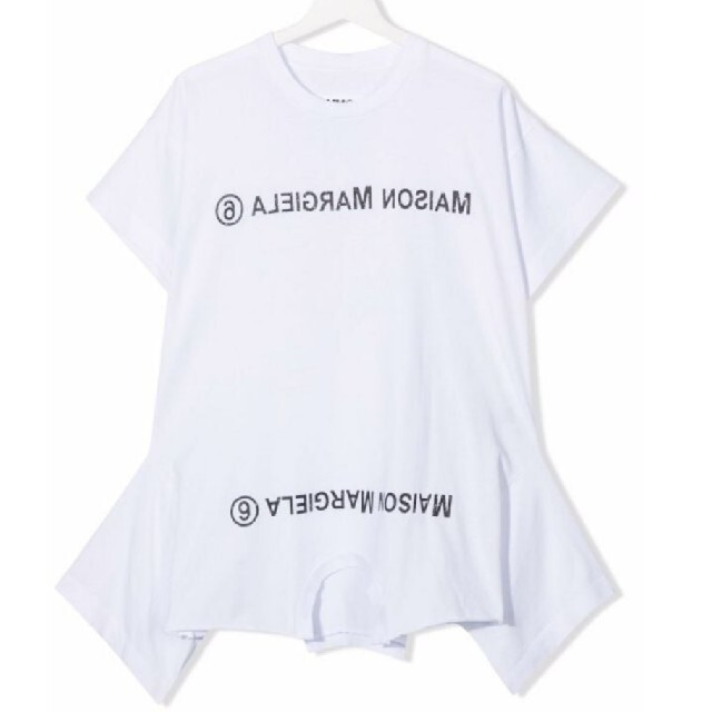 ワンピース/MM6MaisonMargiela/ホワイト52cm着丈 - Tシャツ(半袖/袖なし)