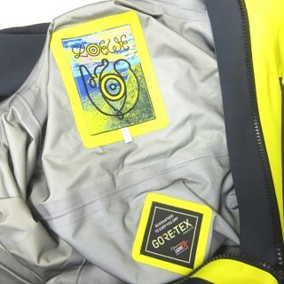 ロエベ LOEWE 20AW GORE TEX ナイロンジャケット 黄 紺 44