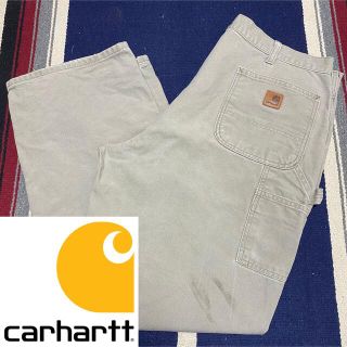 カーハート(carhartt)の90s 古着 カーハート 革タグ バギーパンツ ペインターパンツ 40×32(ペインターパンツ)