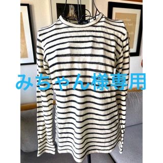 コムデギャルソン(COMME des GARCONS)のコムデギャルソン　長袖ボーダーウールティーシャツ(Tシャツ(長袖/七分))