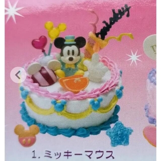 ディズニー(Disney)の食玩　ディズニーキャラクターデコケーキ　3個セット(その他)