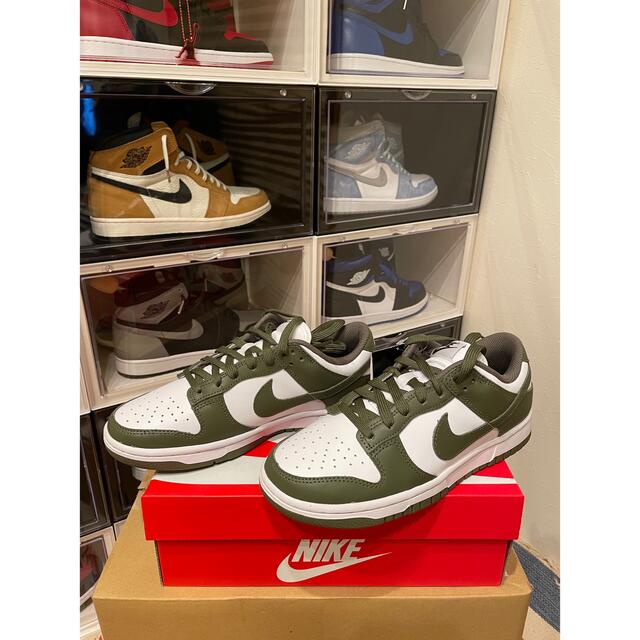 靴/シューズNike WMNS Dunk Low Medium Olive 24cm