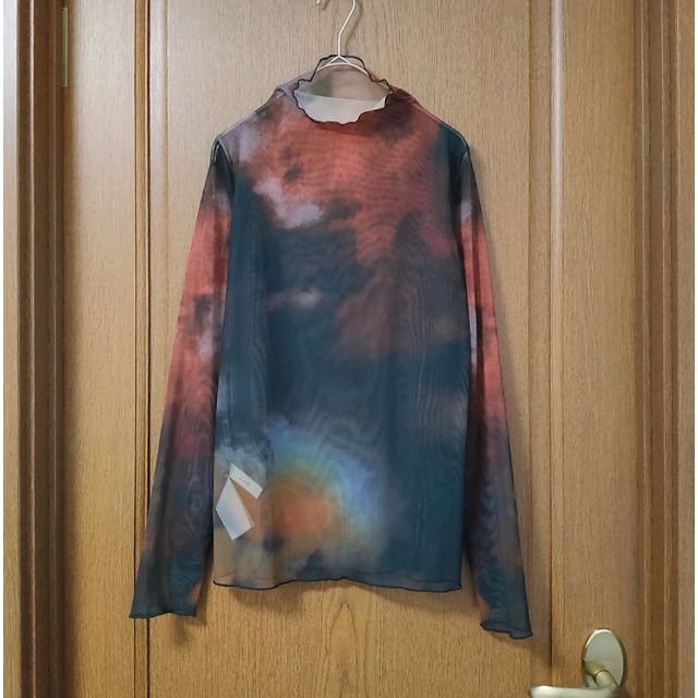 Ameri VINTAGE(アメリヴィンテージ)の美品 AMERI MIRANDA TAIDAI SHEER TURTLE TOP レディースのトップス(カットソー(長袖/七分))の商品写真