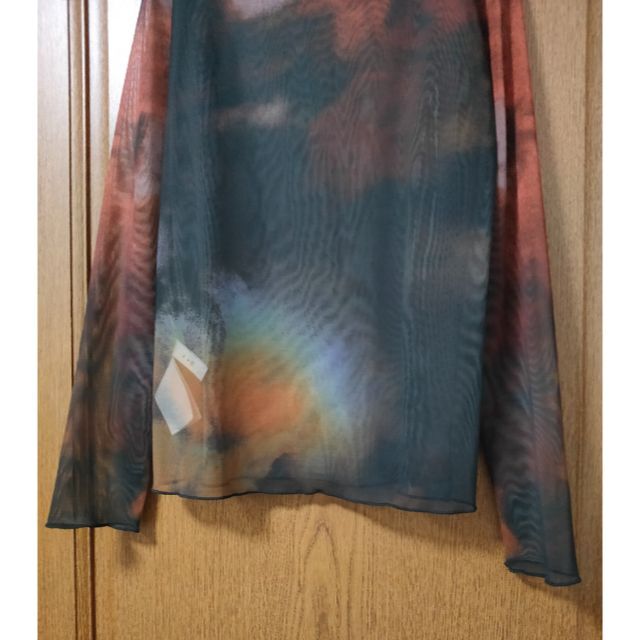 Ameri VINTAGE(アメリヴィンテージ)の美品 AMERI MIRANDA TAIDAI SHEER TURTLE TOP レディースのトップス(カットソー(長袖/七分))の商品写真