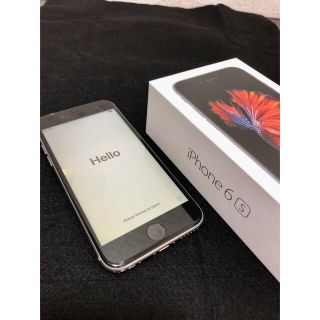 アイフォーン(iPhone)のApple｜iphone 6s 128GB Space Gray(スマートフォン本体)