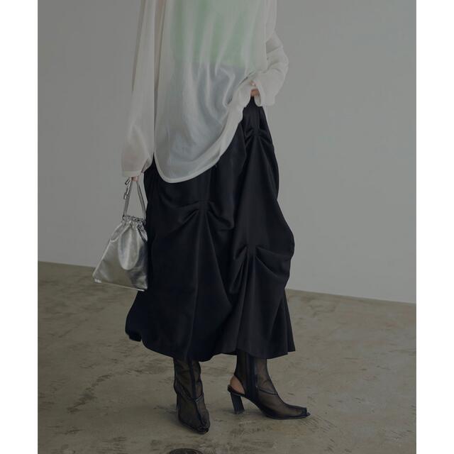 amerivintage RANDOM TUCK HEM SKIRT www.distribella.com