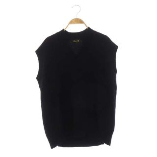 Drawer - ドゥロワー 21AW 7GカシミヤVネックノースリーブニット