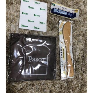 Pasco 非売品　エコバッグ、バターナイフ、クリップ、メモ(エコバッグ)