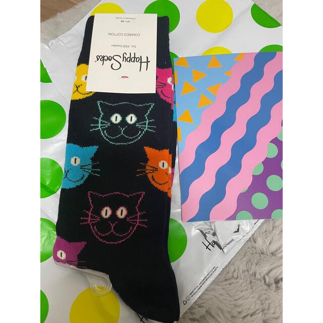 Happy Socks catsockメンズ メンズのレッグウェア(ソックス)の商品写真