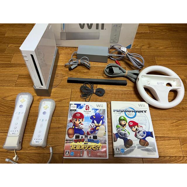 【11/26まで】 Wii 本体 ソフト2本付き