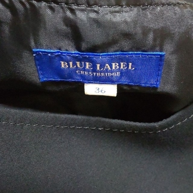 BLUE LABEL CRESTBRIDGE(ブルーレーベルクレストブリッジ)のBLUE LABEL ブルーレーベル クレストブリッジ 上品 ワンピース 36 レディースのワンピース(ひざ丈ワンピース)の商品写真