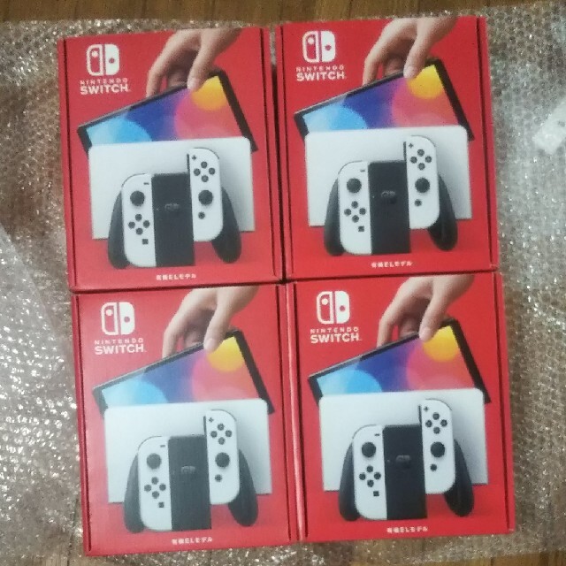 新品、未使用 任天堂Switch有機ELホワイト×4