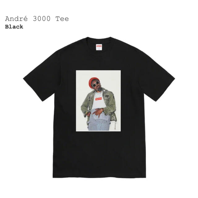 BlackSIZESupreme Andre 3000 Tee Black  black L