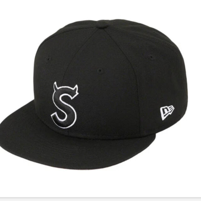 新作　Supreme NEW ERA S logo BLACK 7 1/2 1