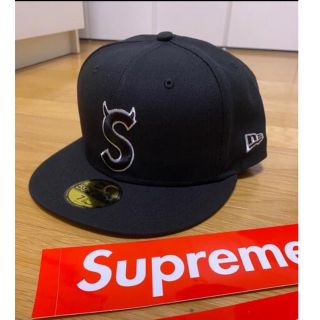 シュプリーム(Supreme)の新作　Supreme NEW ERA S logo BLACK 7 1/2(キャップ)