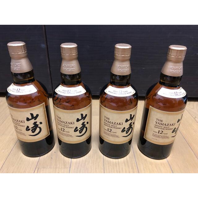 サントリー ウイスキー山崎 12年 4本 - 酒