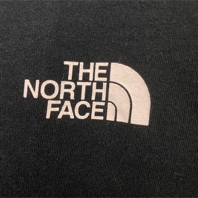 THE NORTH FACE(ザノースフェイス)の値下げ　THE NORTH FACE  ロゴTシャツ　黒　Mサイズ メンズのトップス(Tシャツ/カットソー(半袖/袖なし))の商品写真