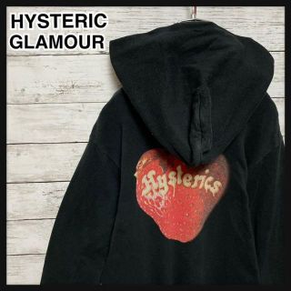 ヒステリックグラマー(HYSTERIC GLAMOUR)の【入手困難】ヒステリックグラマー☆ビッグロゴ　スカルベリー　最高デザインパーカー(パーカー)