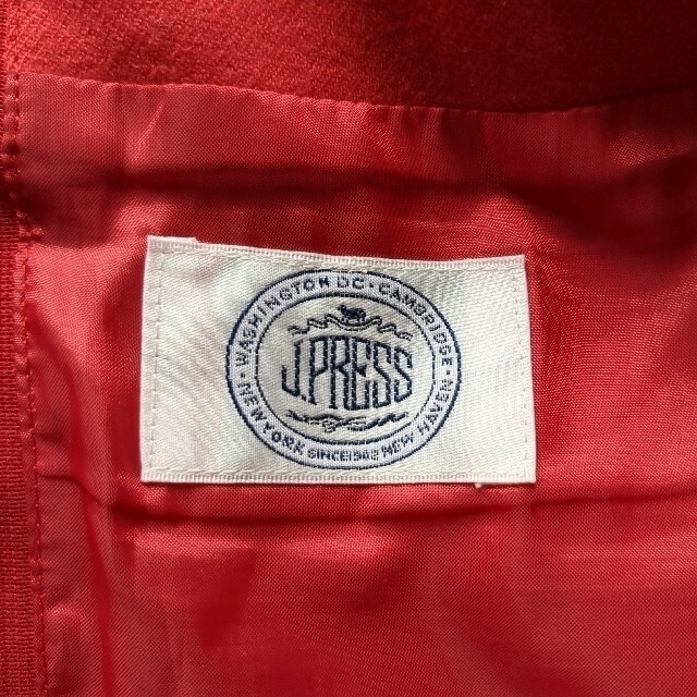 J.PRESS(ジェイプレス)の美品♪鮮やかな色 スカート J.PRESS 11号 羊毛 フレア レディースのスカート(ひざ丈スカート)の商品写真