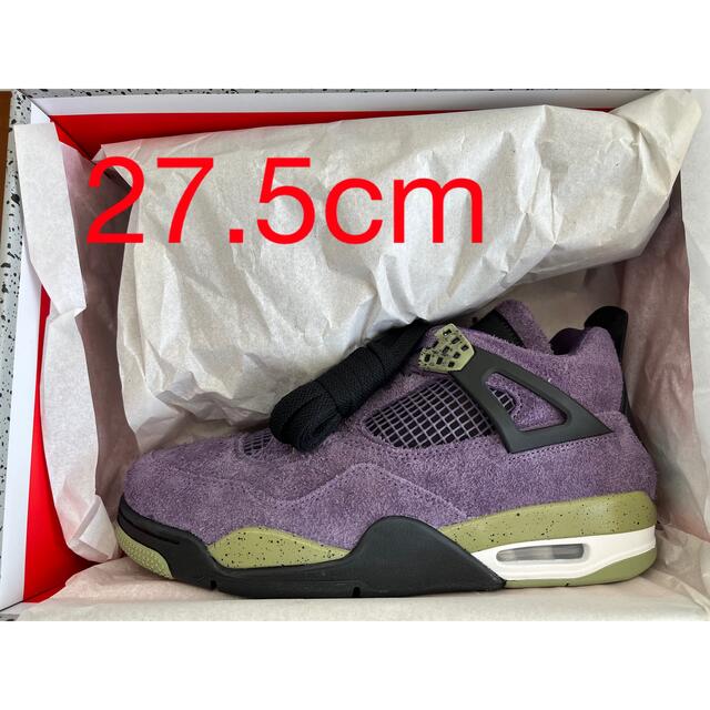 NIKE(ナイキ)のNike WMNS Air Jordan 4 Canyon Purple 27 レディースの靴/シューズ(スニーカー)の商品写真