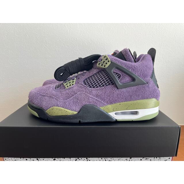 NIKE(ナイキ)のNike WMNS Air Jordan 4 Canyon Purple 27 レディースの靴/シューズ(スニーカー)の商品写真