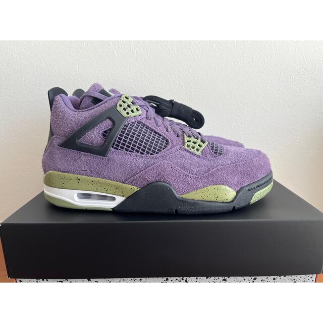 NIKE(ナイキ)のNike WMNS Air Jordan 4 Canyon Purple 27 レディースの靴/シューズ(スニーカー)の商品写真