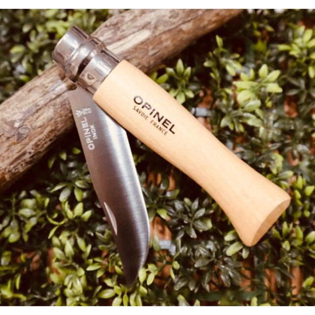 OPINEL(オピネル)のOPINEL オピネル ステンレスナイフ #7 FRANCE製 未使用品 スポーツ/アウトドアのアウトドア(調理器具)の商品写真