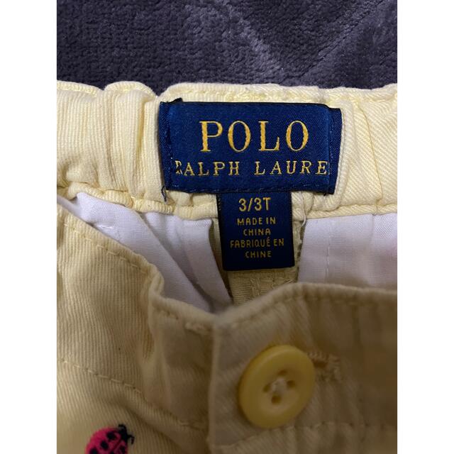 POLO RALPH LAUREN(ポロラルフローレン)のデニムショートパンツ　てんとう虫　ポロラルフローレン　3T キッズ/ベビー/マタニティのキッズ服女の子用(90cm~)(パンツ/スパッツ)の商品写真