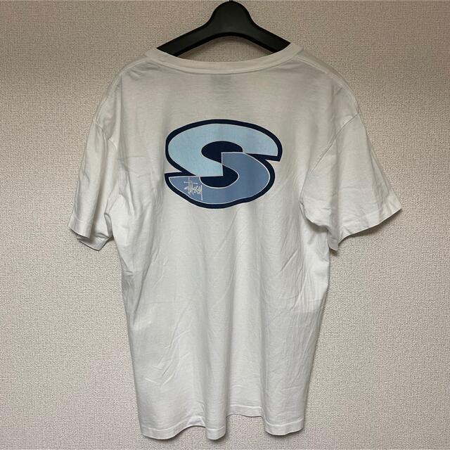 STUSSY(ステューシー)の90s USA製　OLD STUSSY Tシャツ　白　Mサイズ メンズのトップス(Tシャツ/カットソー(半袖/袖なし))の商品写真