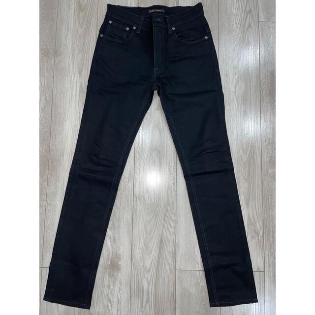 Nudie Jeans(ヌーディジーンズ)のnudie jeans THIN FINN DRY EVER BLACK メンズのパンツ(デニム/ジーンズ)の商品写真