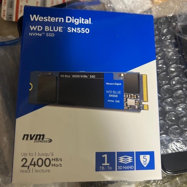 Western Digital  WD BLUE SN550 1TB 使用五時間