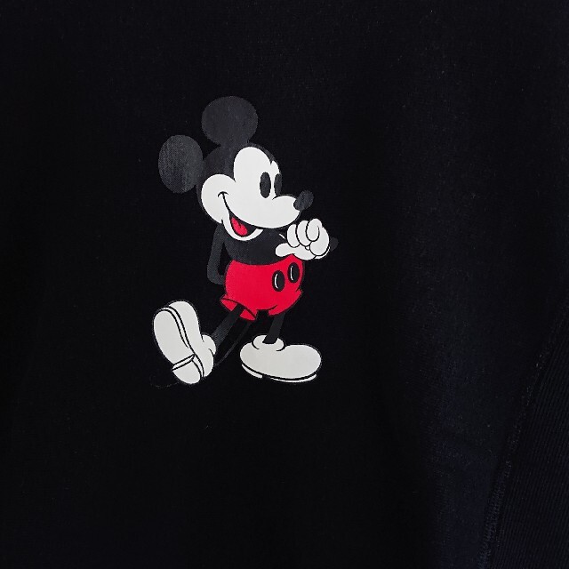 レア BEAMS BOY x Champion x Disney トレーナー 黒 4