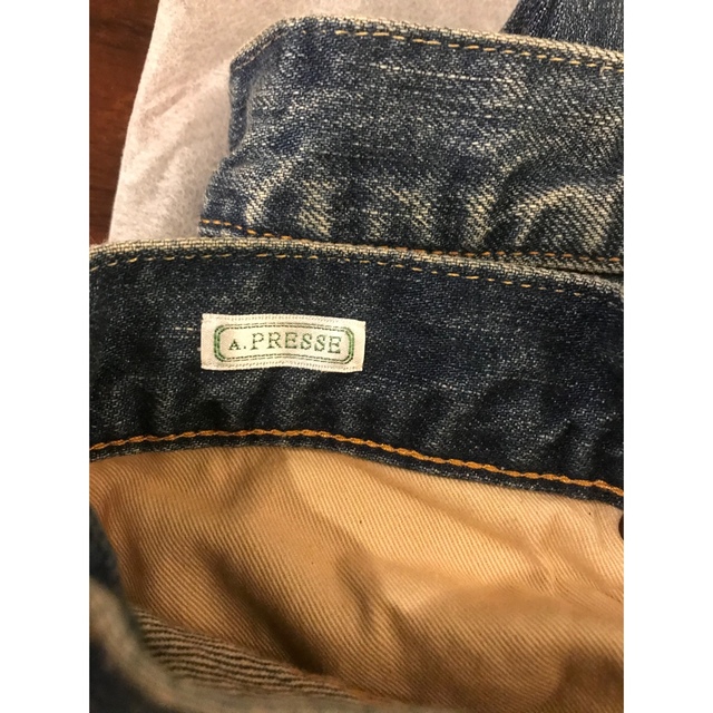 驚きの値段 新品未使用 APRESSE 22aw Washed Denim Wide 34