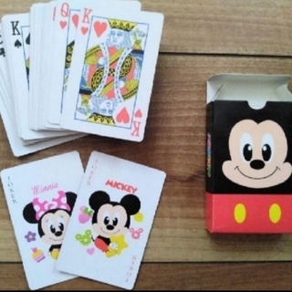 ディズニー(Disney)のミッキーマウス　トランプ(紙製)(トランプ/UNO)