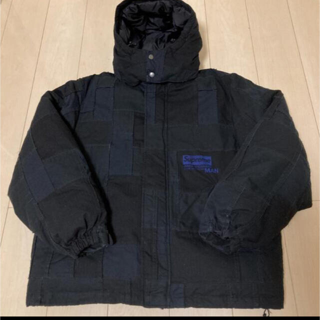 Patchwork Puffy Jacket  Black 黒M 新品