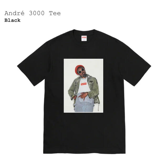 Mサイズ black supreme André 3000 Tee