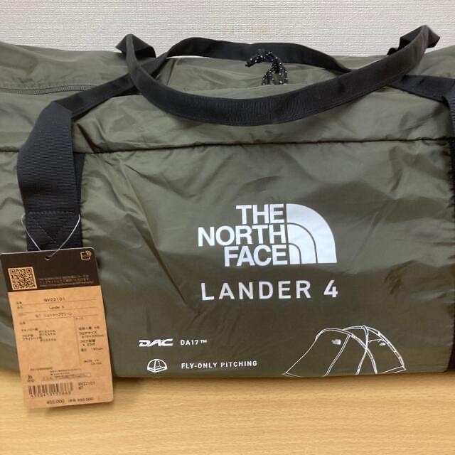 THE NORTH FACE(ザノースフェイス)の新品THE NORTH FACEテント Lander4ランダー4 NV22101 スポーツ/アウトドアのアウトドア(テント/タープ)の商品写真