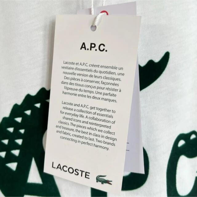 【新品・国内完売商品】A.P.C. × LACOSTE コラボTシャツ