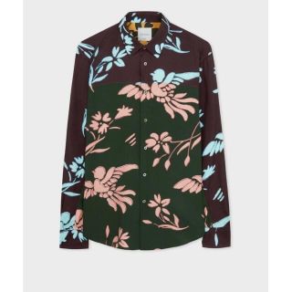 ポールスミス(Paul Smith)のポールスミス ’Bird Floral’ ミックスアップシャツ(シャツ)