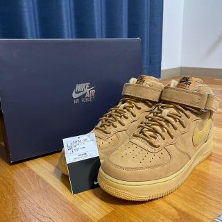 ナイキ(NIKE)の27cm NIKE AIR FORCE 1 MID 07 WB FLAX(スニーカー)