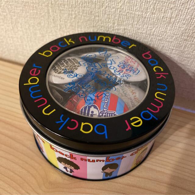 最終値下げ！back numberグッズ、缶と缶バッチ