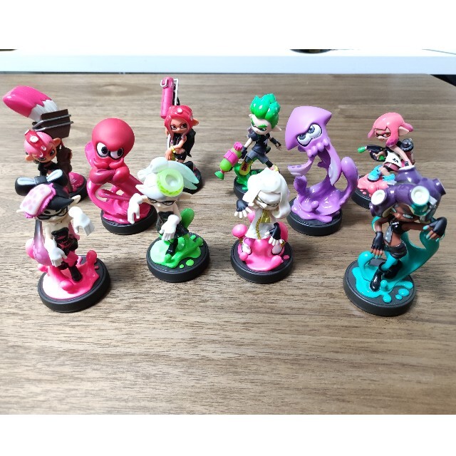 スプラトゥーン amiibo 10体セット エンタメ/ホビーのフィギュア(ゲームキャラクター)の商品写真