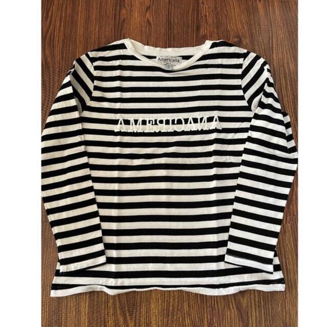 DEUXIEME CLASSE(ドゥーズィエムクラス)のアメリカーナ★ボーダーロンT レディースのトップス(Tシャツ(長袖/七分))の商品写真