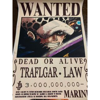 ロー　手配書　ポスター　One Piece Law Wanted Poster(ポスター)